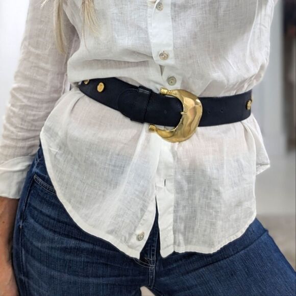 Vintage Laurel by Escada Leather Belt - Picture 4 of 5